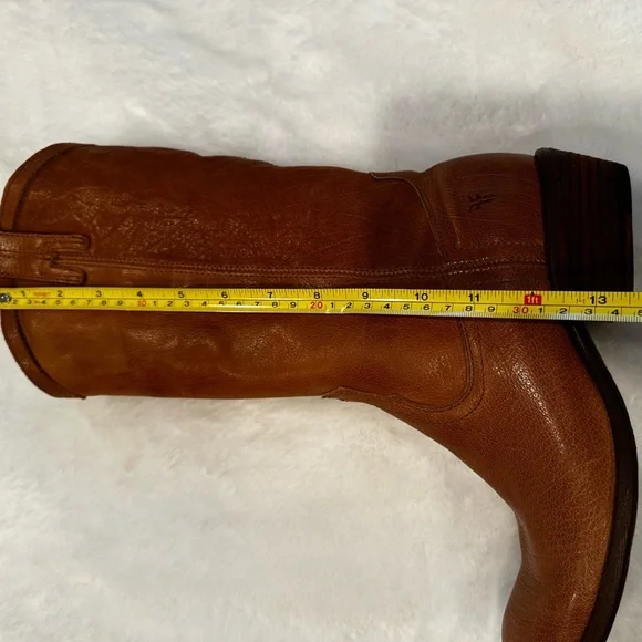 Frye Women's Tan Leather Boots - Picture 11 of 13